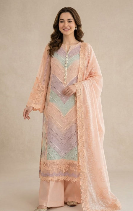 Maria B Viral 3 Pcs Suit Swiss Lawn
