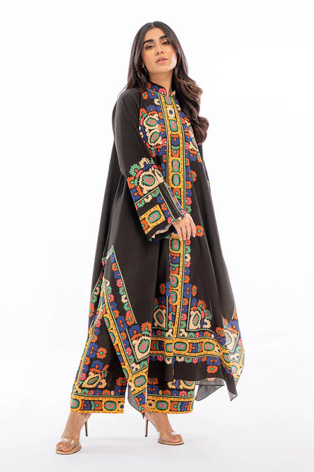 Viral Kaftan 2 Pcs Black Suit