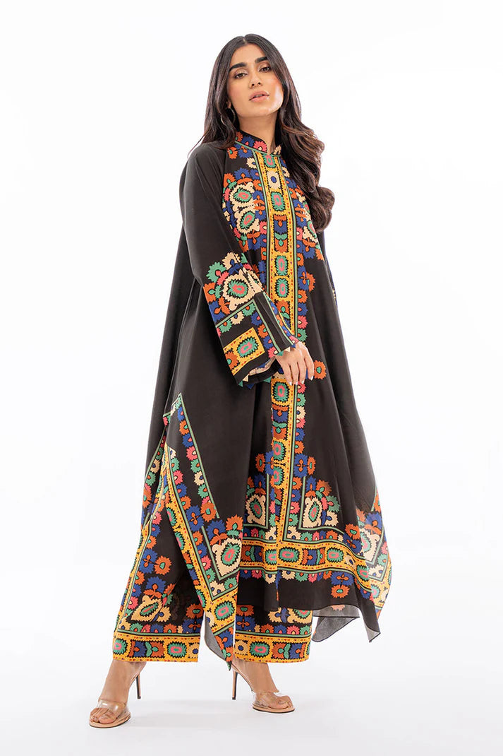 Viral Kaftan 2 Pcs Black Suit