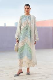 Maria B Viral 3 Pcs Suit Swiss Lawn (White)